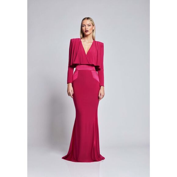 Zhivago The Will Cape Gown Size 6 $650 - Picture 1 of 10